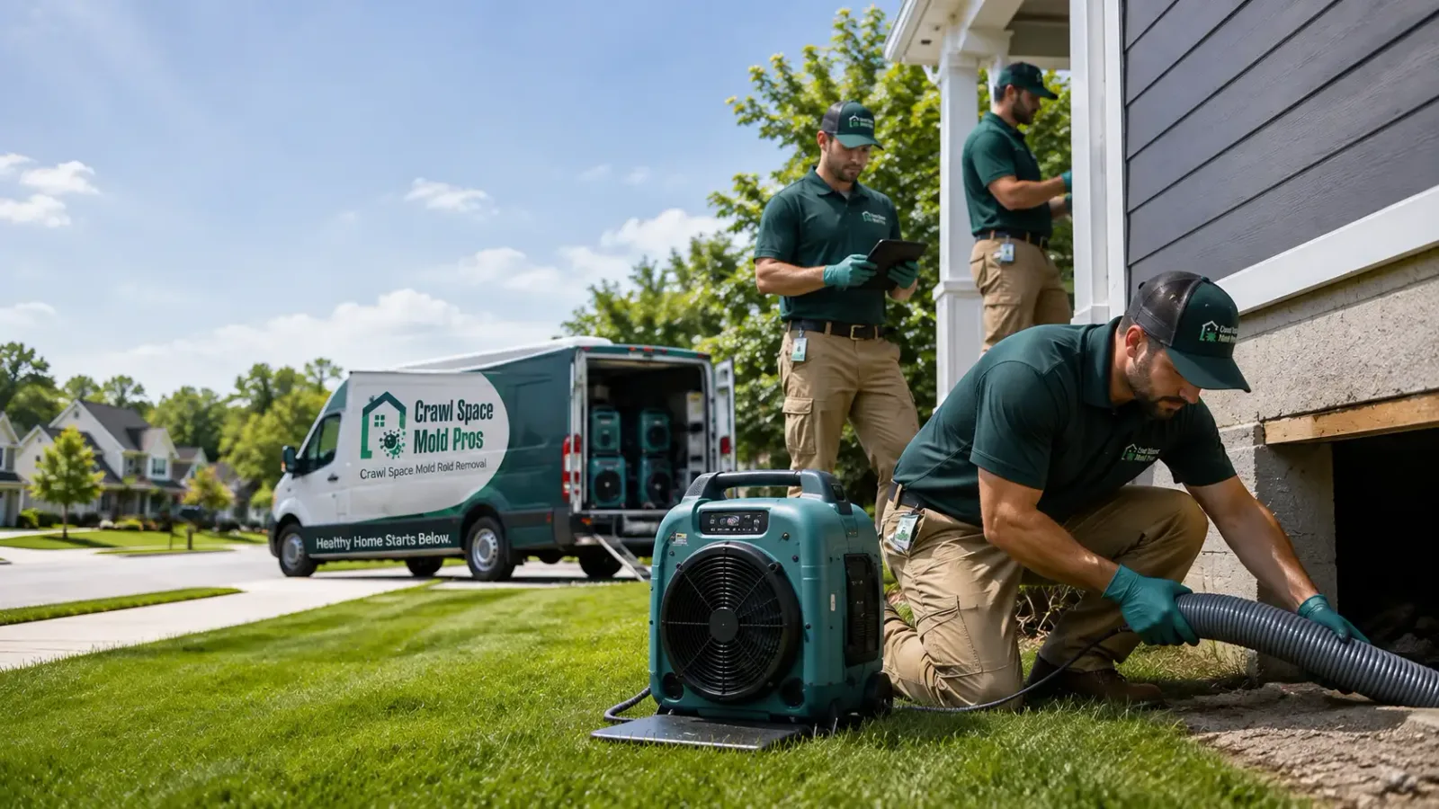 Crawl Space Mold Removal in Woodgate, NY